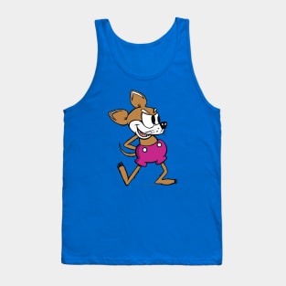 Vintage Chihuahua cartoon- light brown Tank Top